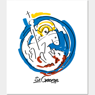 Saint George Posters and Art